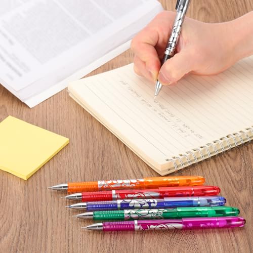 2Pcs Erasable Gel Pens with 50 Refills & 2 Erasers (52 Count)