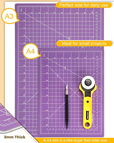 Density upgraded 9"x12" Self Healing Cutting Mat