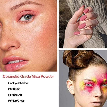 Pink Mica Powder for Epoxy Resin 3.5 oz (3.5 Ounce)