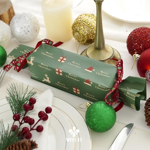 3 8 inch 100 Yards Assorted Christmas Ribbon (300 Foot)