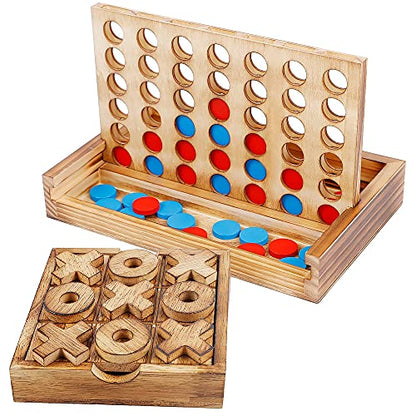 Tic Tac Toe & 4 in a Row Tables Game Set