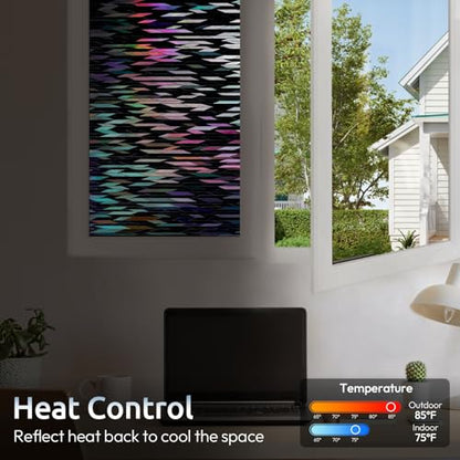 Blackout Window Film Light Blocking with Kit
