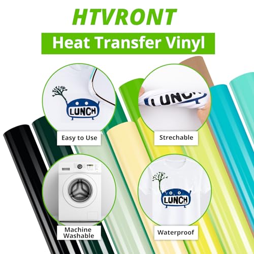 Green Heat Transfer Vinyl Green (13 Count)