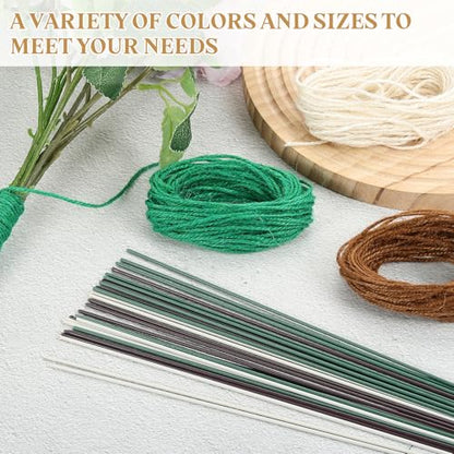 100Pcs 2 Gauge Floral Wire (100 Count)