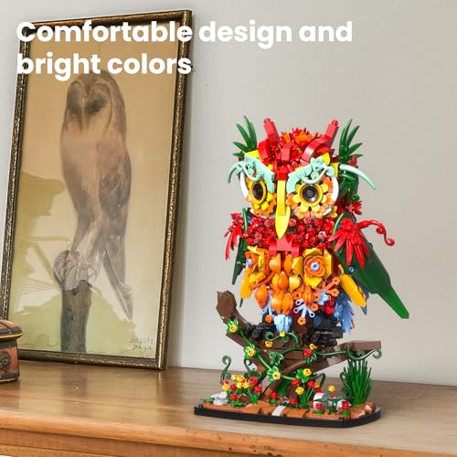 Owl Flower Building Sets for Adults