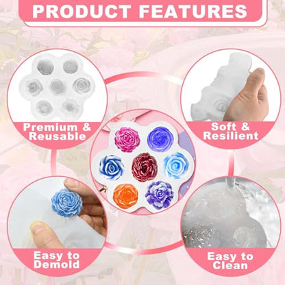 Flower Candle Molds