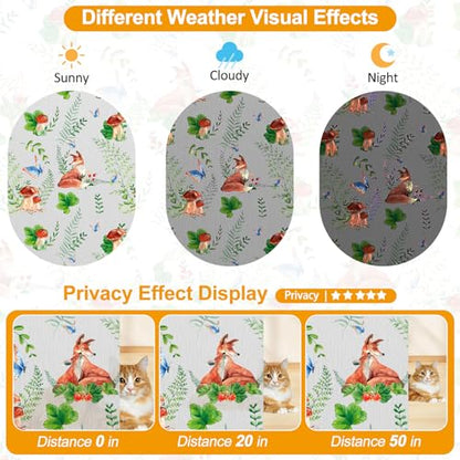 Privacy Window Films Stain Glass Cling No Glue Anti