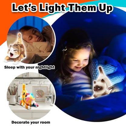 4.3in Paint Your Own Cat Lamp Kit