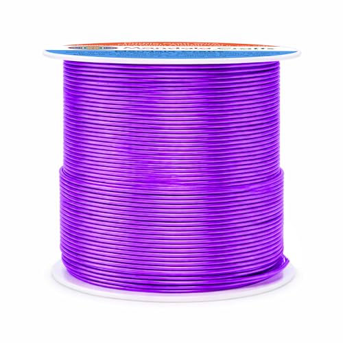 20 Gauge Purple Anodized Aluminum Craft Wire (100 Foot)