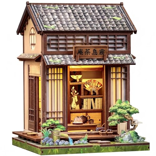 Japanese Book Nook Kit Miniature Tea House