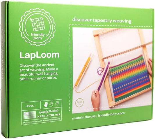 Harrisville Designs Lap Loom Kit, Hand Weaving for Kids and Adults (Style A)