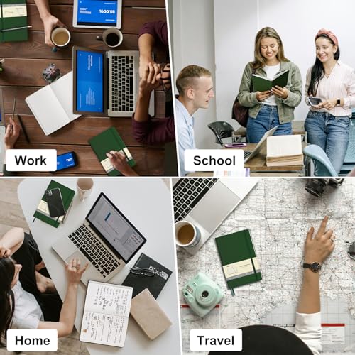 6 Pack Lined Journal Notebooks for Work
