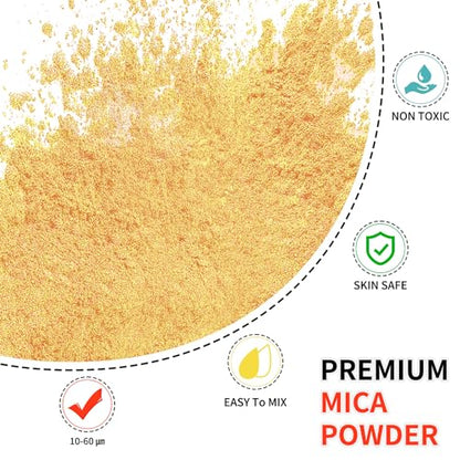 Mica Powder 100g Mica Powder for Epoxy Resin (3.53 Ounce)