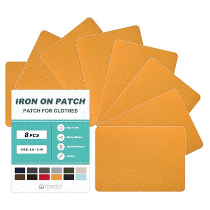 Iron on Patches for Clothes (8 Count)