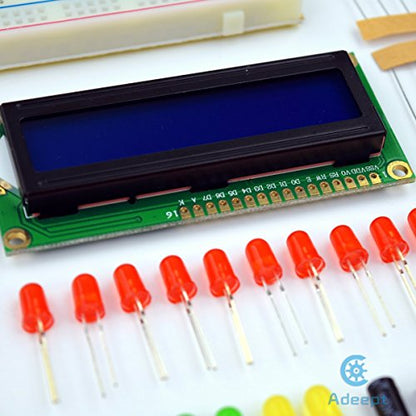 Project 1602 LCD Starter Kit Compatible with Arduino UNO R3 Mega2560 Nano Servo Relay LCD1602 Beginner