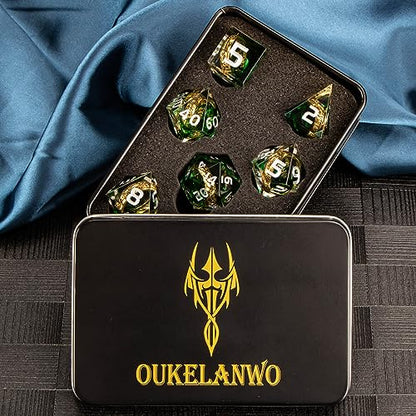 Magic Lord Rings DND Dice Set with Box