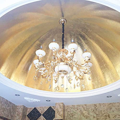 Imitation Gold Leaf Sheets 100 PCS Antique Gold