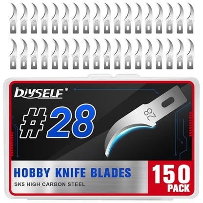 150 PCS #28 Hobby Knife Blades