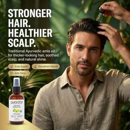 4 Oz ORGANIC Amla Oil (4 Fl Oz)