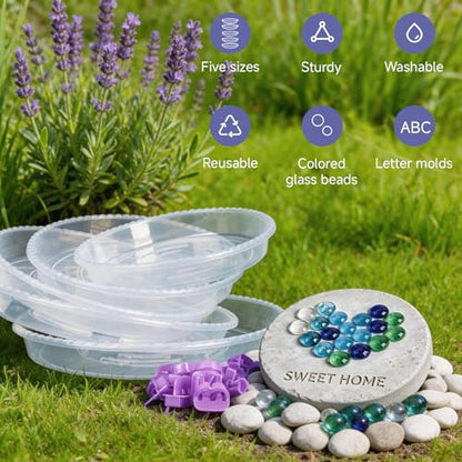 5 Size Stepping Stone Molds Set (5 Count)