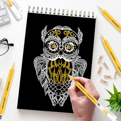 Gold Gel Pen Set (3 Count)