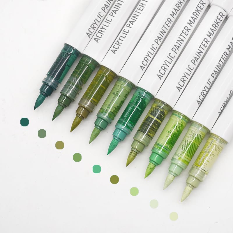 Water Based Acrylic Paint Markers (9 Count)