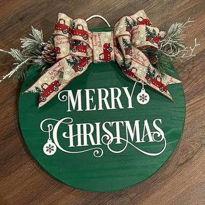 Christmas Stencils for Crafts Reusable 12" Christmas Stencils for Door Mats (18 Count)