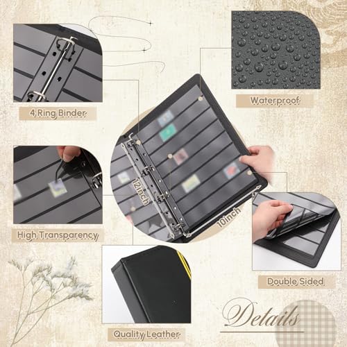 Stamp Collecting Album Binder Kit for Collectors (23 Count)