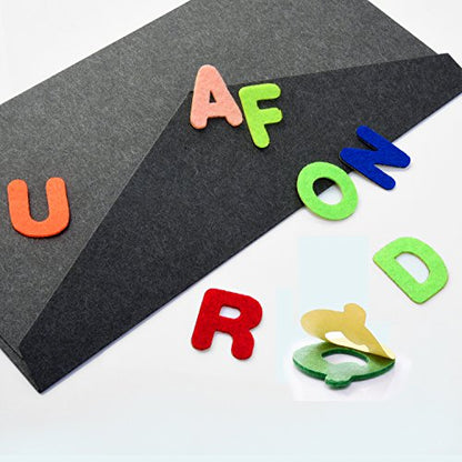 500 Pcs Felt Letter Stickers Self Adhesive Alphabet
