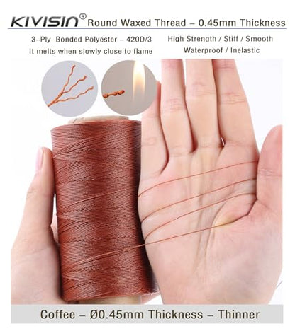 Thin Wax Polyester Thread (1638 Foot)