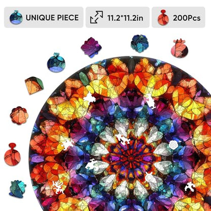 Wooden Puzzles for Adults 200 Pieces (200 Count)