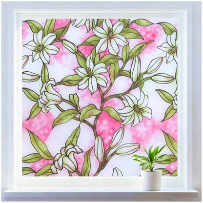 Stained Glass Window Privacy Film