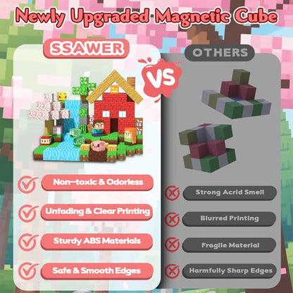 Magnetic Blocks (208 Count)