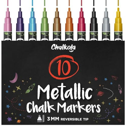 Metallic Liquid Chalk Markers Fine Tip