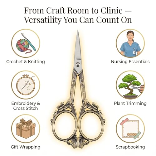 Crochet Scissors with Cover