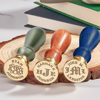 Custom Monogram Wax Seal Stamp