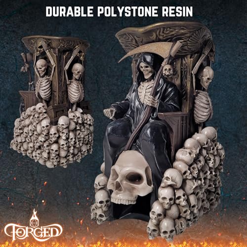 Grim Bones Dice Tower with LED Skull Eyes
