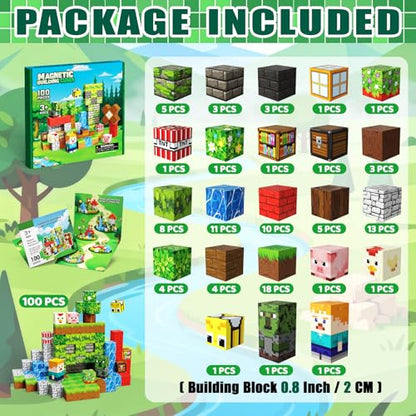 Magnetic Blocks (100 Count)