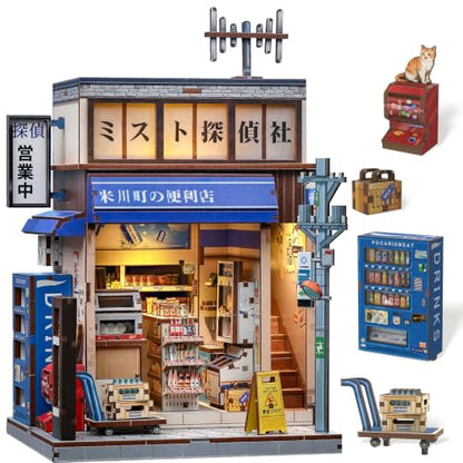 Book Nook Kit DIY Miniature House Japanese Convenience Store