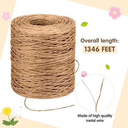1345 Feet Floral Vine Bind Wire Rustic Craft Wire