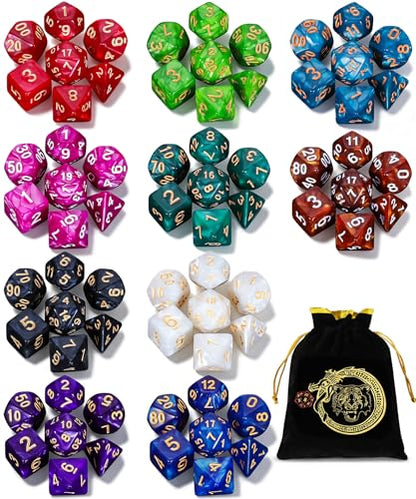 Polyhedral Dice Set (70 Count)