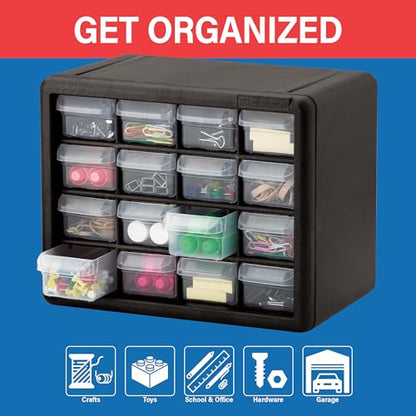 16 Drawer Plastic Storage Cabinet