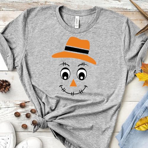 Scarecrow Face Stencil Fall Scarecrow Stencils for Crafts Reusable (18 Count)