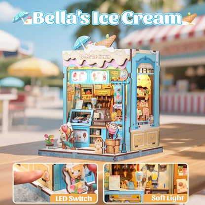 Book Nook Kit DIY Miniature House Dollhouse Kit for Adults