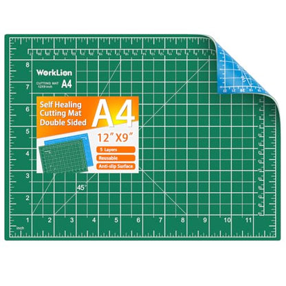Full 9" x 12" Art Self Healing PVC Cutting Mat