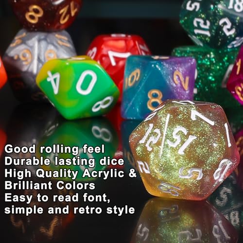 35 Sets Polyhedral Dice (245 Count)