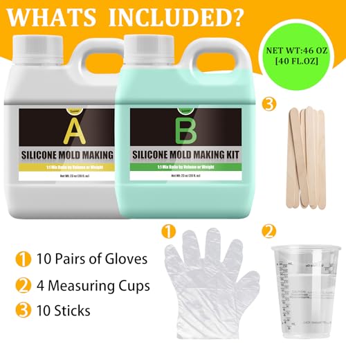 Silicone Molds Making Kit 46oz (2 Count)