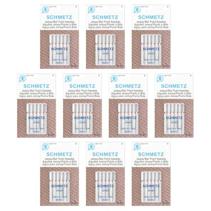 Jersey Ball Point Sewing Machine Needles (50 Count)