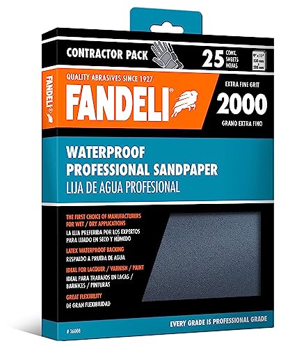 Waterproof Sandpaper (25 Count)