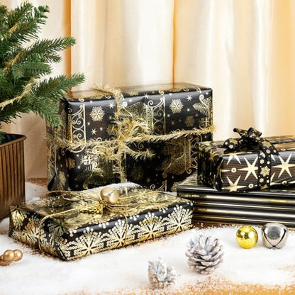 30 Inch Christmas Wrapping Paper Roll (100 Sq Ft)